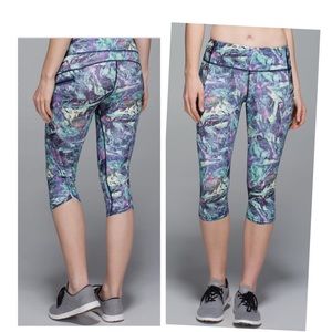 lululemon athletica Multicolor Cropped Leggings